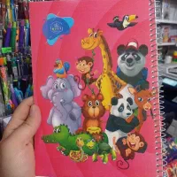 دفتر مشق 80برگ جلد طلقی با کیفیت 80تومان