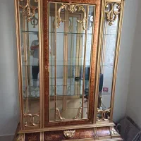 بوفه خوش رنگ چوبی