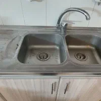 فروش فوری ست کامل کابینت فلزی به همراه سینک و ...|مصالح و تجهیزات ساختمان|نیشابور, کوی یغما|دیوار