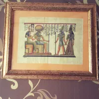 قاب کنده کاری آب طلا قدمت ۵۰ساله و دیگر عکس