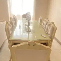 مبلمان کلاسیک فرانسوی و میز ناهاری و میز تلوزیون|مبلمان خانگی و میز عسلی|شیراز, شهرک آرین|دیوار