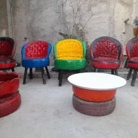 صندلی لاستیکی|میز و صندلی غذاخوری|بندر ترکمن, |دیوار