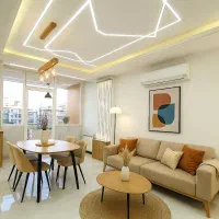 ۴۰ متر حیاط اختصاصی/از کف تا سقف دیزاین شده