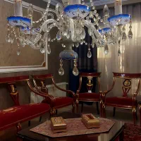 یک جفت لوستر کریستالی قدیمی|لوستر و چراغ آویز|تهران, بوستان ولایت|دیوار