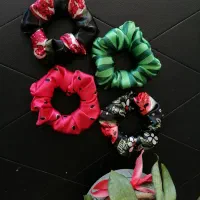 گلسر گیپور و روبانی و کش مو پارچه ای و هدبنددانتل