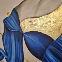 تابلو نقاشی رنگ روغن طرح پارچه|تابلو، نقاشی، عکس|تهران, عباس‌آباد|دیوار