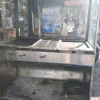 دستگاه گریل همبرگر ذغالی و روغنی