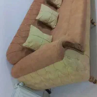 مبل 4ماهه استفاده شده همراه میزتلویزون|مبلمان خانگی و میز عسلی|خمام, |دیوار