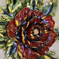 تابلو پلی استر نفش برجسته|تابلو، نقاشی، عکس|اصفهان, باغ زرشک|دیوار