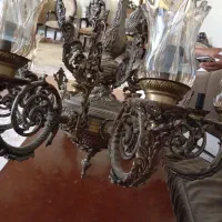 لوستر 8شاخه آلمینیوم