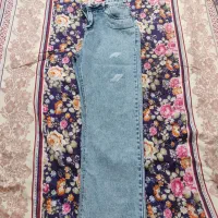 شلوار نیم بگ روشن