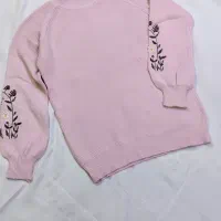 بلوز بافت آستین گلدوزی|لباس|مرند, |دیوار