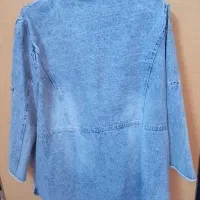 مانتو جین ضخیم بسیار شیک|لباس|اصفهان, باغ دریاچه|دیوار