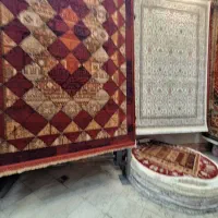 فرش 4متری شاه لوپ نگارین کد 2211 نخ ترک بژ|فرش|مشهد, امیر|دیوار