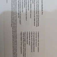 لپ تاپ MacBook Pro مک بوک، یک ترا، 16inch|رایانه همراه|تهران, نیاوران|دیوار