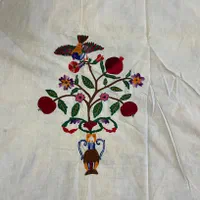 پرده دوزی گلدوزی قدیمی کار دست استاد دوز|پرده، رانر، رومیزی|تهران, سهروردی|دیوار