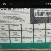 یک جفت فرش طرح گلیمی