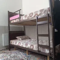تخت خواب فلزی دو طبقه|تخت و سرویس خواب|اردکان, |دیوار