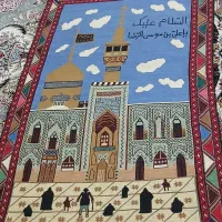 ورنی تابلو حرم رضوی|گلیم، جاجیم، گبه|آبش احمد, |دیوار