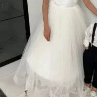 لباس عروس دخترونه کاملا نو وسالم