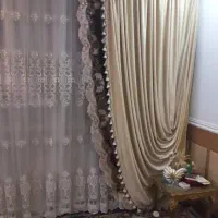 پردهای،حریرومخمل یکی ۳متر به بالاست ویکی ۲ متر|پرده، رانر، رومیزی|بندر امام خمینی, |دیوار