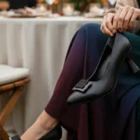 کفش مجلسی پاشنه ۵سانت و۳سانت