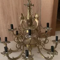 لوستر انتیک برنجی