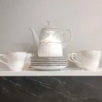 سرویس چایی خوری چینی کاملا نو