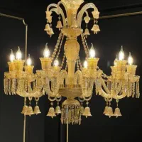 لوستر سرامیک برنر و مدل باکارات در کارگاه کارمندان|لوستر و چراغ آویز|کرمانشاه, |دیوار