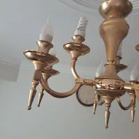 لوستر تمیز با روکش آب طلا|لوستر و چراغ آویز|تهران, حشمتیه|دیوار