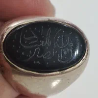 انگشتر قدیمی. نگین مشکی خطی|جواهرات|ماهدشت, |دیوار