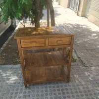 کنسول کافی بار جاکفشی نظم دهنده چوبی روستیک