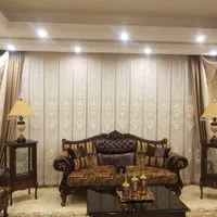 پرده گیپور ترک حریرکشی شده ۵ متری|پرده، رانر، رومیزی|تهران, ازگل|دیوار