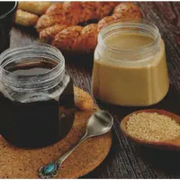 ارده سنگی وکره بادام زمینی کاملاً ارگانیک در حضور