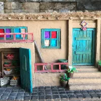 تابلو کاملا دست ساز برجسته