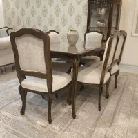 نهارخوری فرانسوی تمام راش 4 نفره