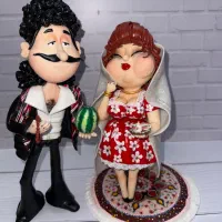 مجسمه فانتزی زن و شوهر یلدایی