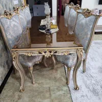 میز وصندلی ناهار خوری ۶نفره سلطنتی در حد آک