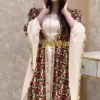 پیراهن رنگی رنگی مجلسی، لباس پوشیده مجلسی