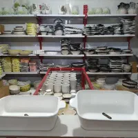 ظرف ظروف تابه مستطیل وانسل سرامیکی بزرگ