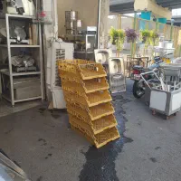 استند قفسه طبقه پلاستیکی نان