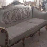 نهارخوری ۱۰نفر ،دو عدد صندلی تکنفره پشت منبت