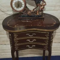 میز تلفن چوبی