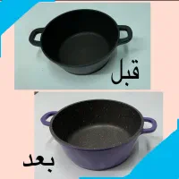 بازسازی انواع ظروف چدن و تفلون