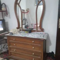 دراور چوبی با ایینه