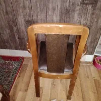 صندلی چوبی|صندلی و نیمکت|نمین, |دیوار