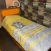 ست ۴ تیکه تخت و کمد و میز تحریر و ویترین نوجوان