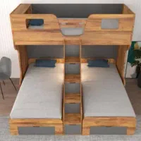 تولیدتخت خواب نوزاد دومنظوره و دوطبقه|تخت و سرویس خواب|کارون, |دیوار