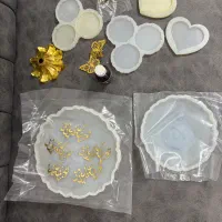 قالب سلیکونی و وسایل رزین