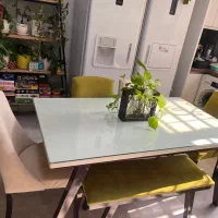 مبل هفت نفره و میز ناهار خوری شش نفره|مبلمان خانگی و میز عسلی|فردیس, شهرک ۱۱۰|دیوار